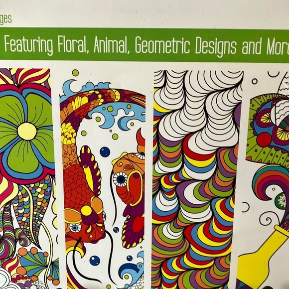 Liqui-Mark: Color Therapy Adult Coloring Book- 48 pages- 2016 - Picture 7 of 16